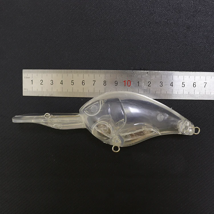 Unpainted fishing lure body 15cm 43g Hard Crankbait Blank Long Lip Unpainted Lure Bodies Fishing Tackle