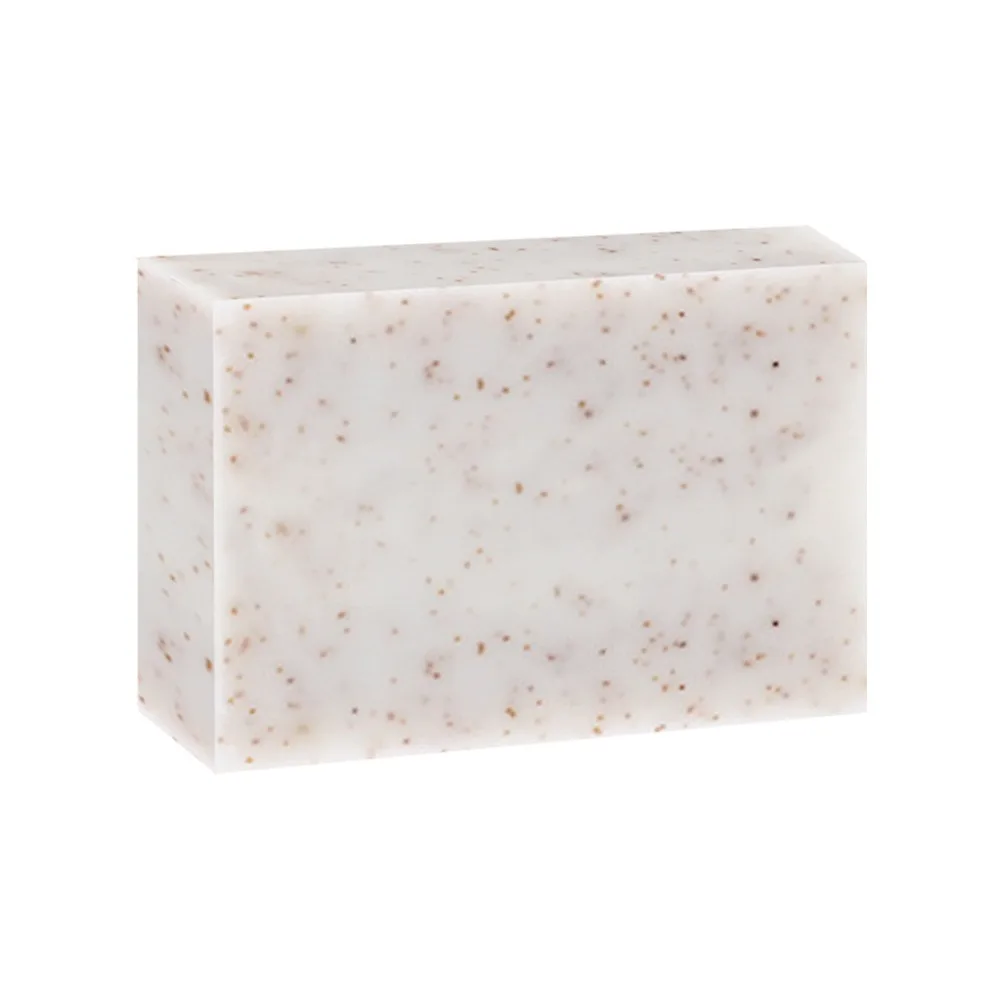 Custom scrub soap walnut scrub granules coconut handmade soap cold  bath soap bar