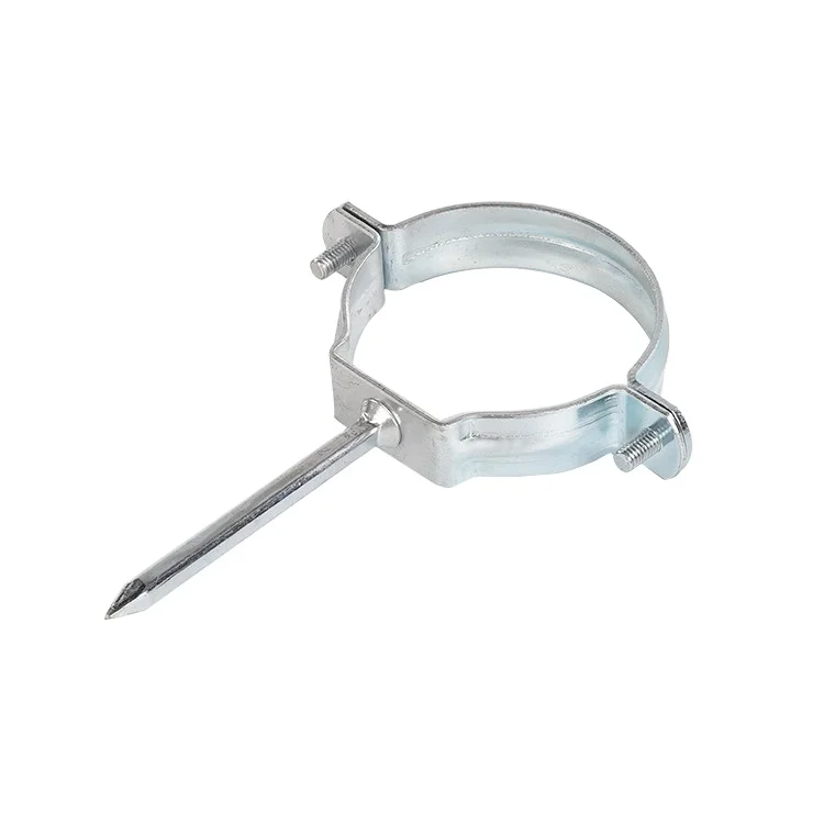 1/2 inch  galvanised steel nail tube clamp hammer-In Pin Clamp for Gas and Water Pipe