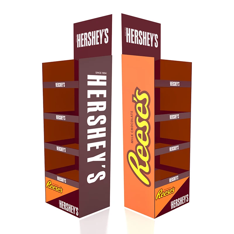 Custom Retail Store Paper Display Racks Promotion Free Standing Pos Floor Corrugated Stand Cardboard Funko Pop Display