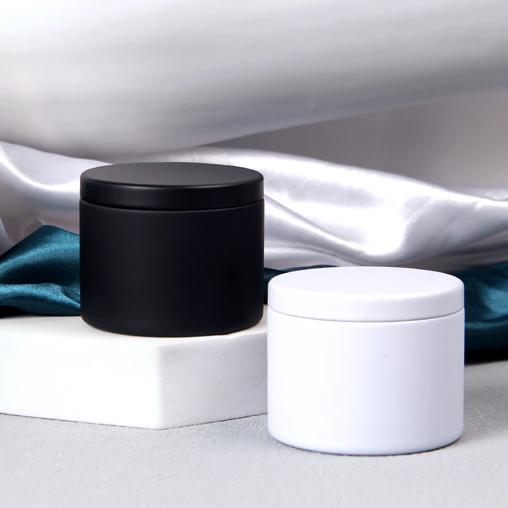Empty Container for Christmas New Style Candle Tin Can Packaging Mini Tea Tin Can for Metal Tin Box