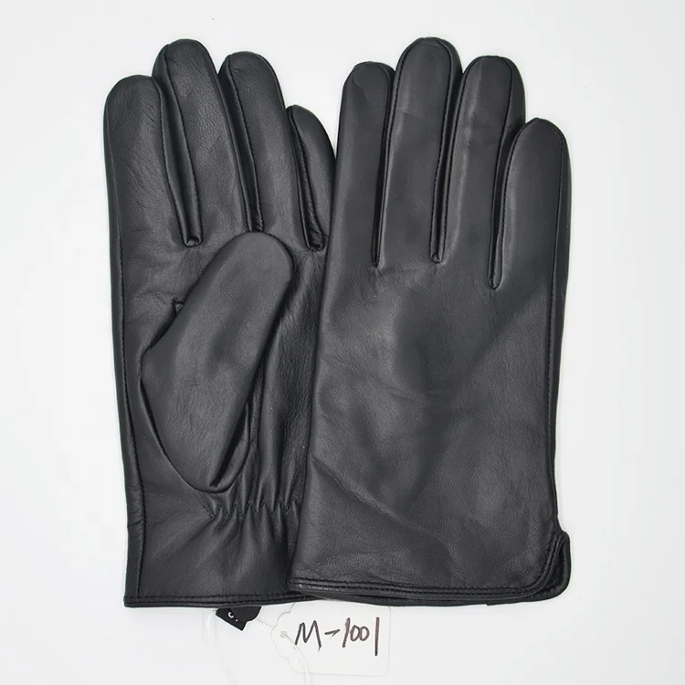 2022 Wholesale fashion High Quality winter touch screen Keep Warm real Cabretta /sheepskin/lamb leather Gloves men