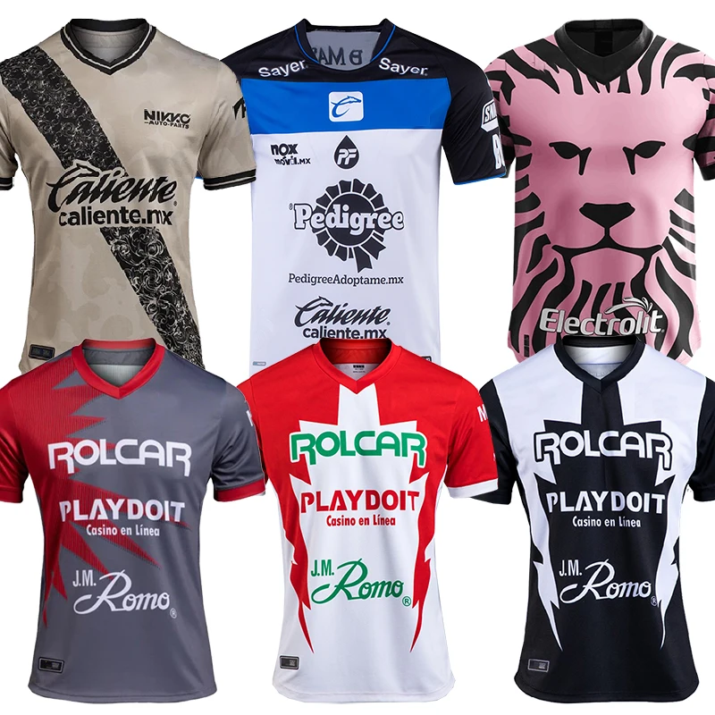 2023 2024 Club Necaxa Soccer Jersey 23 24 LIGA MX Mens Football shirts PUEBLA QUERETARO Camiseta de Futbol Uniform Kit