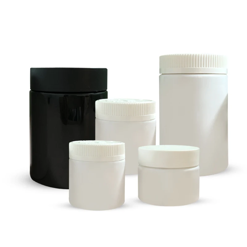 100cc 150ml 250ml supplement vitamin candy plastic jars with childproof cap plastic capsule bottle