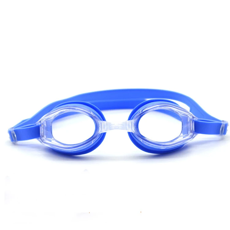 Factory Price Adult One Piece Silicone Flexible Uv Protection Anti Fog PC Lens Swimming Goggles