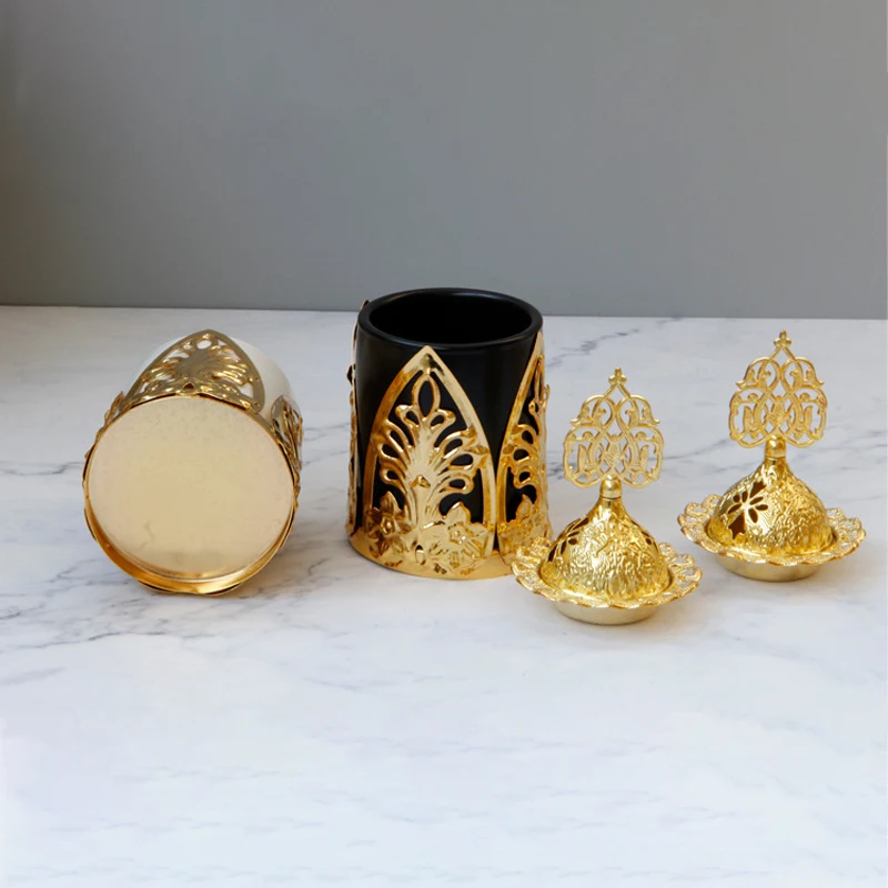 Custom Ceramic Incense Burner & Incense Holder for Cone Incense with Ash Catcher