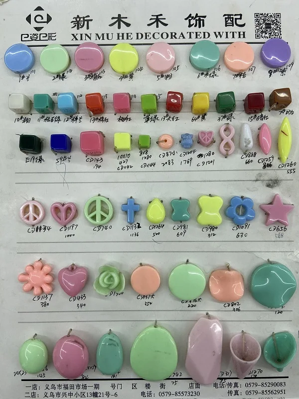 Factory Price Wholesale Macaron Colors Plastic Opaque Square Cube Beads Sold By Factory Directly For Jewelry Making