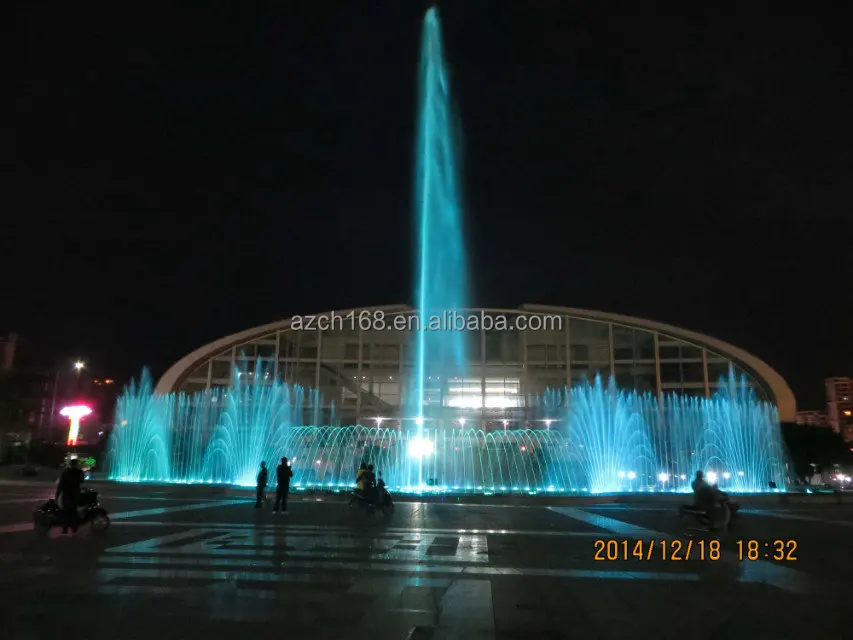 Customized Outdoor Landscape Water Feature High Spray Music Dancing Pool Fountains