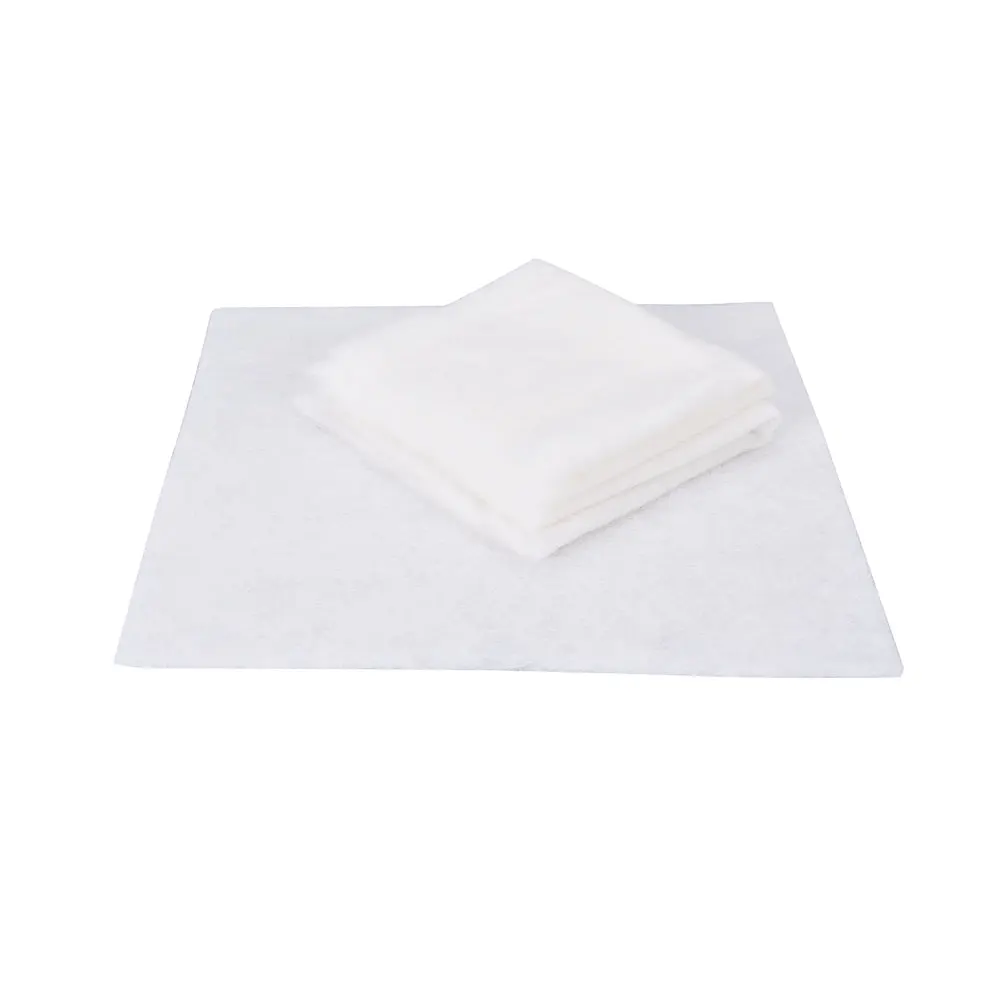 Customized White Color 100% Non Woven Polyester Fleece Fiber Padding Polyester Felt Fabric For Mattress