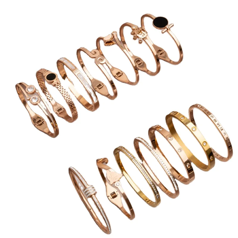 Wholesale Manufacturer Customized Stainless Steel Women Bracelet Stainless Steel Bracelet Ajustable