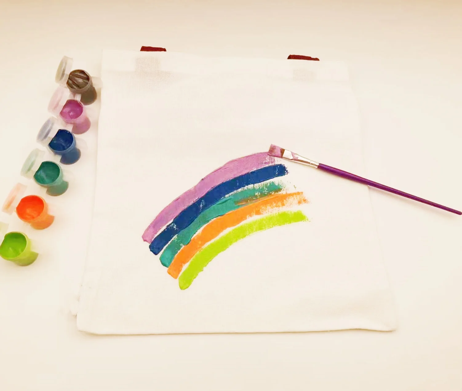 12 Filled Paint Strips with 6 Vibrant Colors and Brushes - Art Supplie for Creative Fun,Washable Watercolor Paint Set for Kids