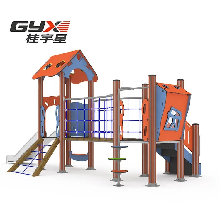 Chinese Factory Custom Kids Playsets Swing And Slide Backyard Playground Equipment