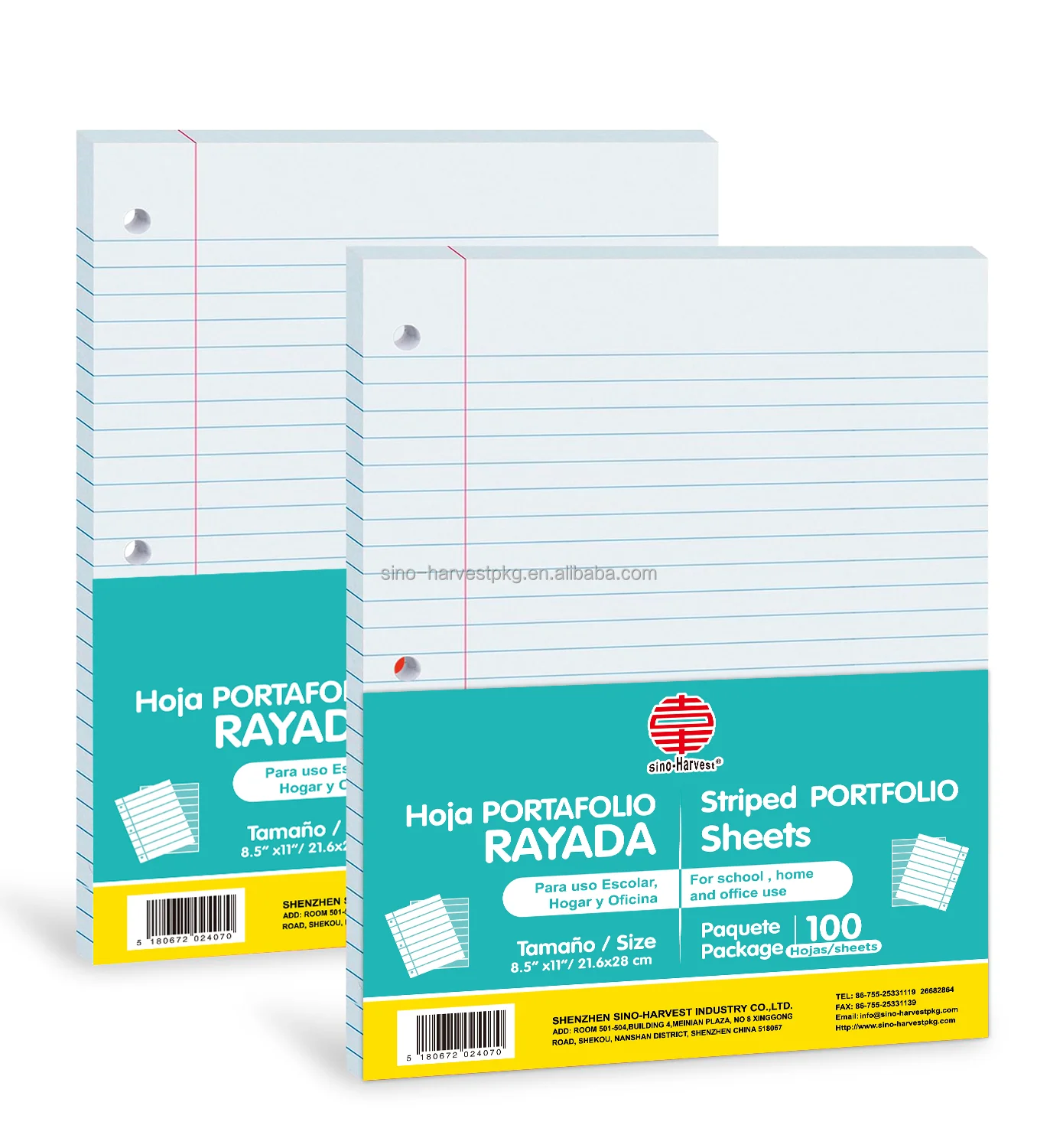 Оптовая продажа трехкольцевая вставка белая бумага бумажная добавочная блокнот A4/A3 может быть записана