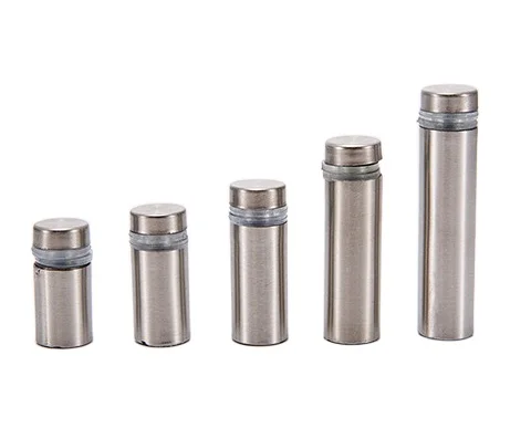 Hot Sale Stainless Steel Adjustable Mirror Glass Standoff Advertising Pin Nail for Furniture