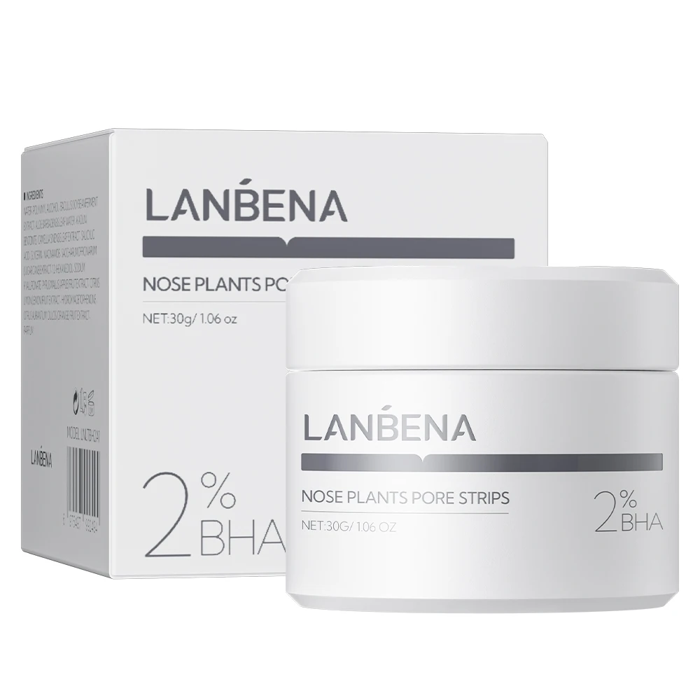 LANBENA Good Quality Nose Blackhead Remover Peel Off Mask Face Cream Pore Strips