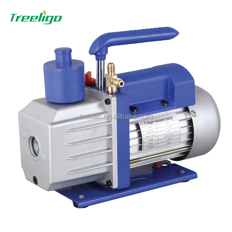 High HVAC Single Stage Dual Stage Price Mini Rotary Vane Air AC Vacuum Pump