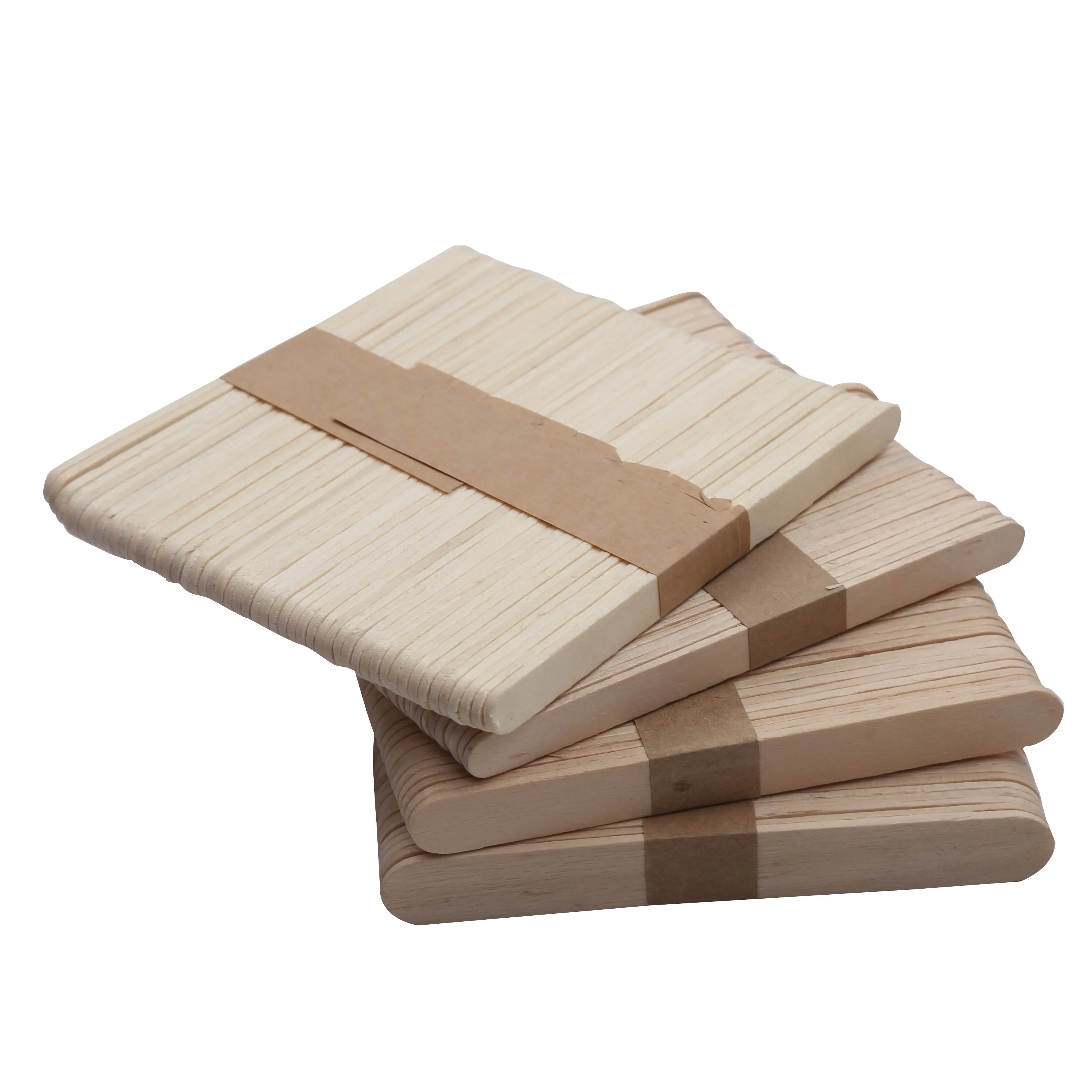 Low MOQ customized Eco-friendly natural wooden sticks Large Lollipop Sticks wooden printed popsicle sticks