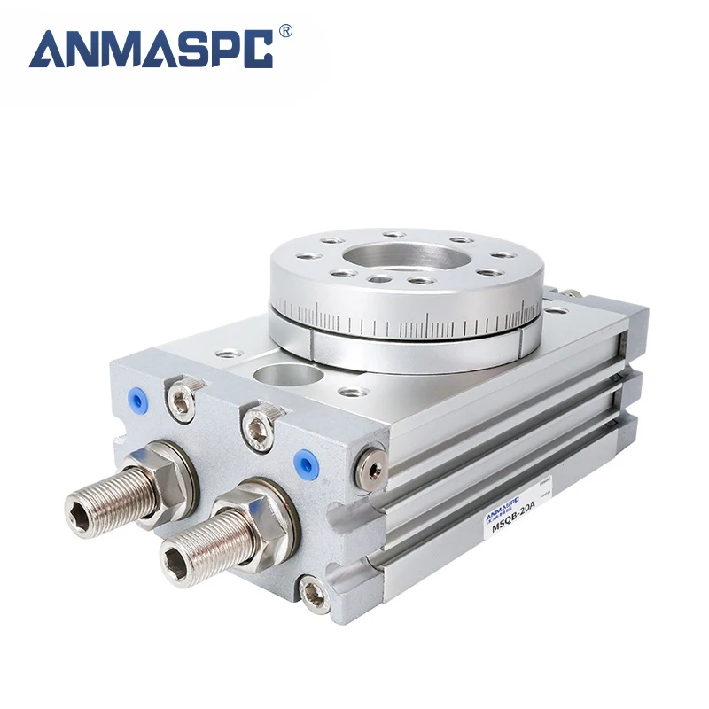 China Manufacturer  Air Rotary Actuators 0/180 Degrees Swing Solid MSQB Hydraulic  Table Cylinder Standard Cylinder