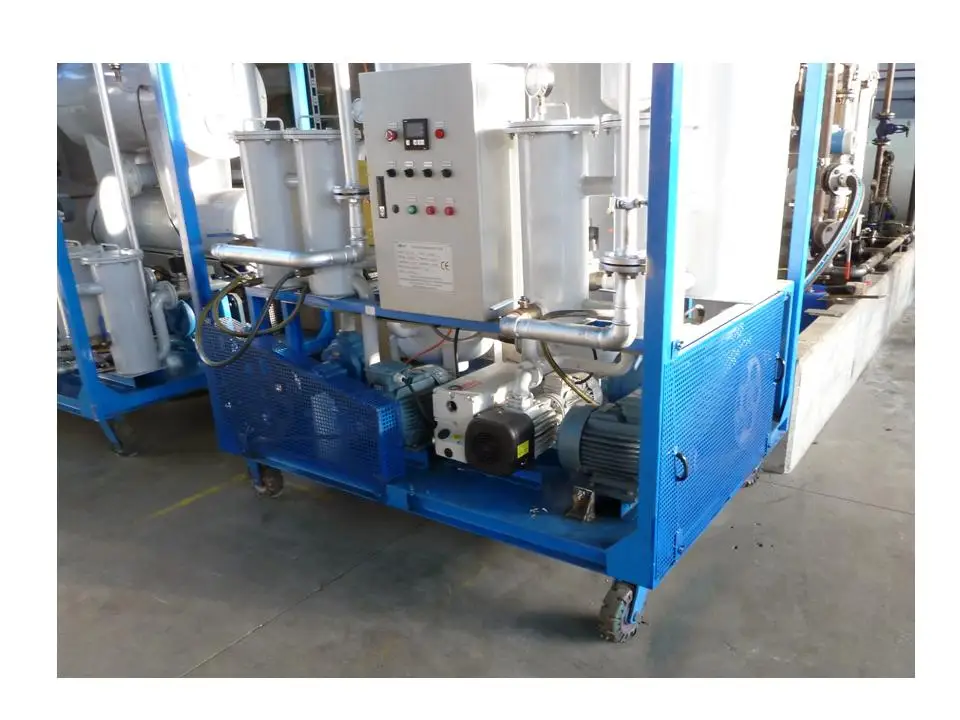 Two-stage vacuum transformer oil filtration machine