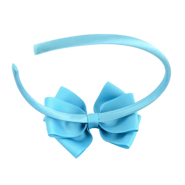 Baby Girls Hairbands Handmade Bows Headband Ribbon Bowknot Hair Band
