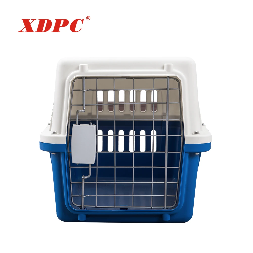 Dog kennel transport pet cage box plastic travel carrier