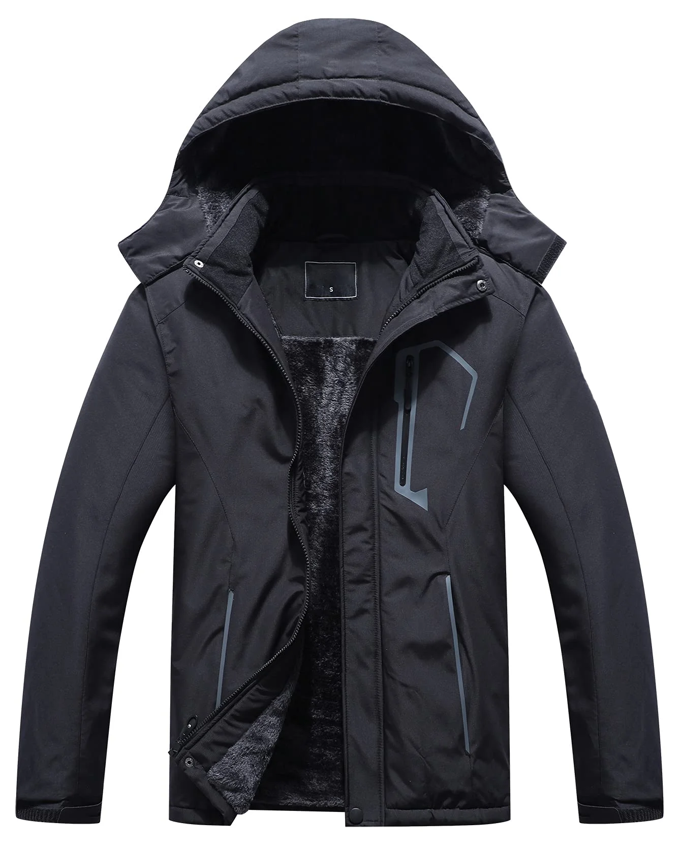 Autumn and winter removable liner two pieces of storm jacket outdoor windproof waterproof warm customized ski snow wear
