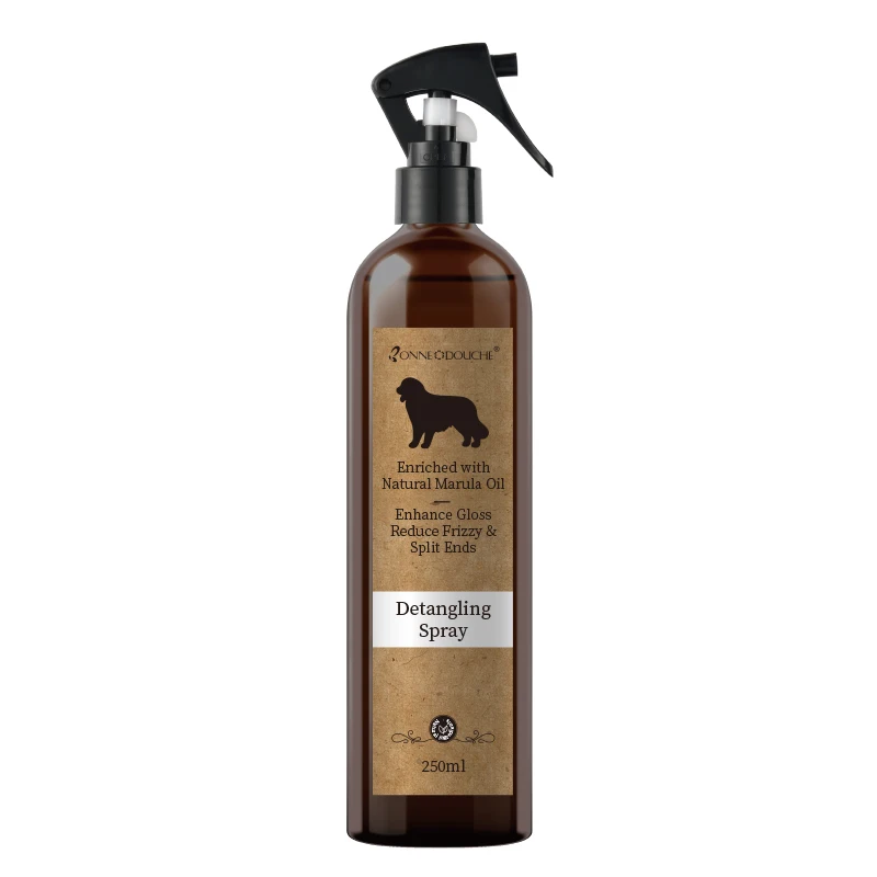Wholesale Factory Natural Herbal Formula Dematting Dog Conditioner Spray Fine Wavy Hair Dog Use Remove Knots Spray