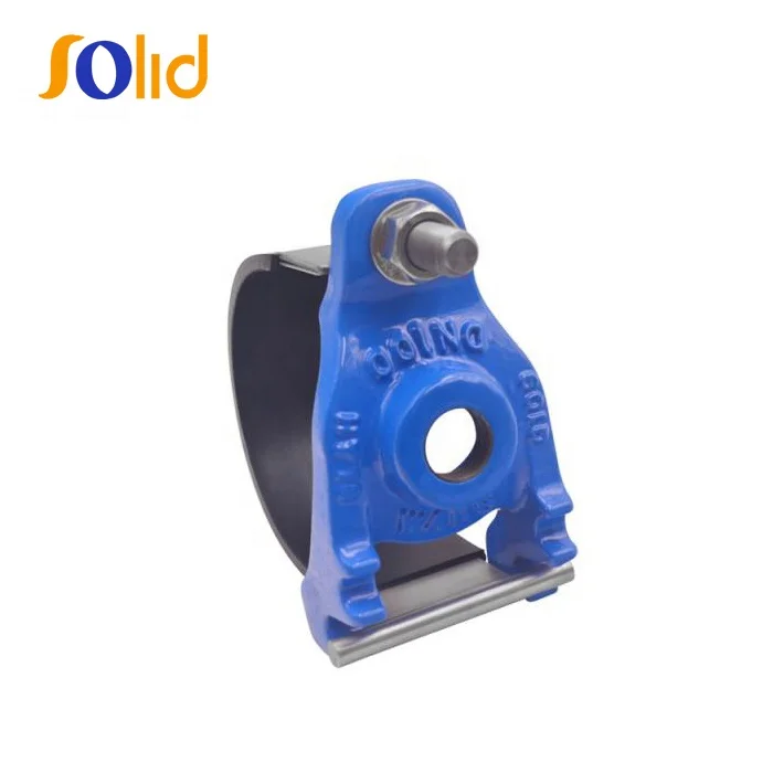Ductile Iron Tapping Saddle with Ss Band Strapped for Di/Steel Pipe