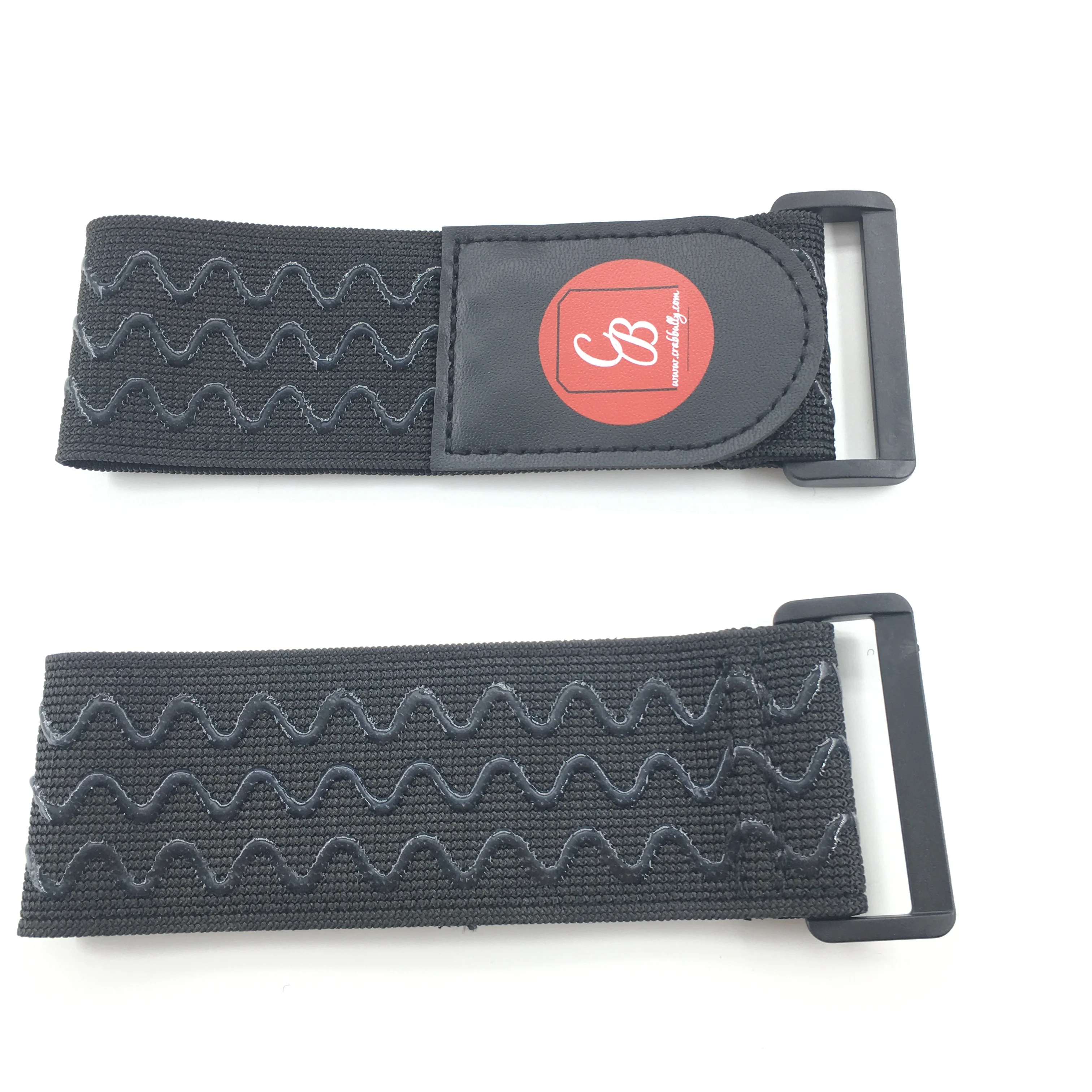 FREE Sample silicone backed elastic bundling strap Non slip hook and loop fastening belt for files/Books