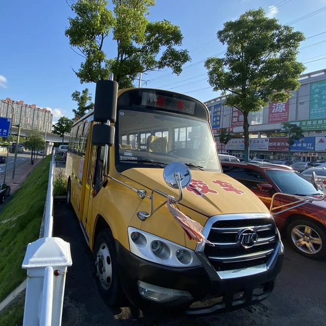High quality yellow small second hand used school bus for sale