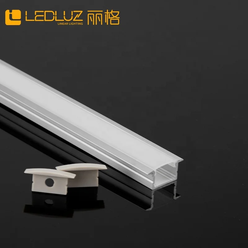 Wholesale Price 18.5mm Aluminum LED Profile with Flange 12mm High Recessed Extruded LED Profile Linkable Linear LED Light