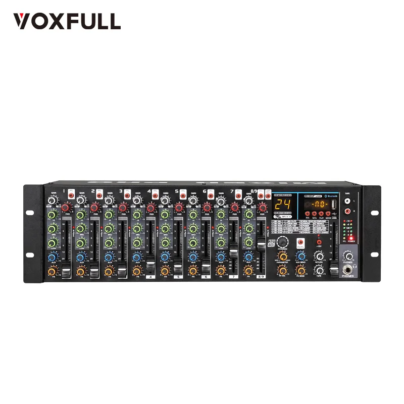 Профессиональный микшер Voxfull AK49 7-канальная микшерная консоль с эффектом реверберации домашний для караоке интерфейсом Usb прямого эфира