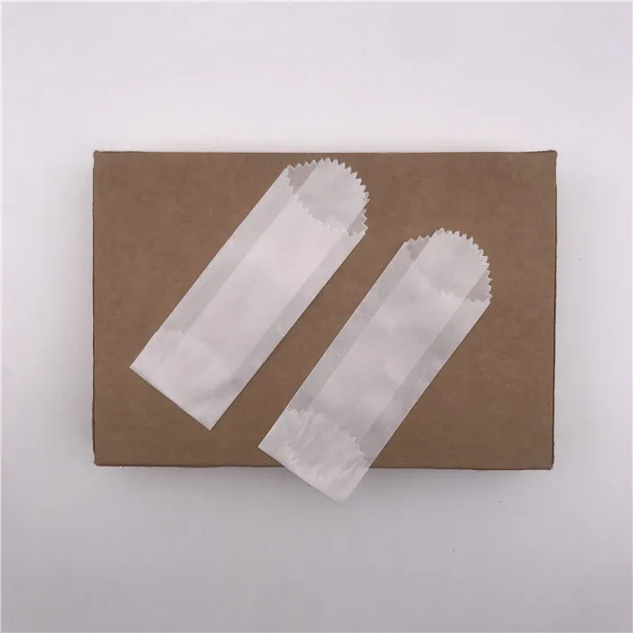 Glassine Stamp Wax Paper Envelope Bags, 20mm/22mm/25mm/27mm/32mm, 600pcs, (White)