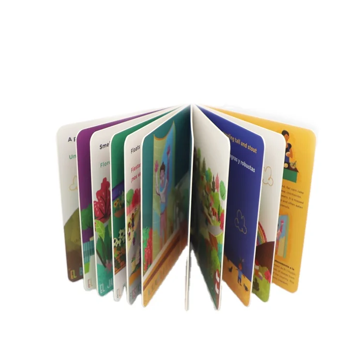 Factory Direct Cut Board Cute Children Coloring Book Printing