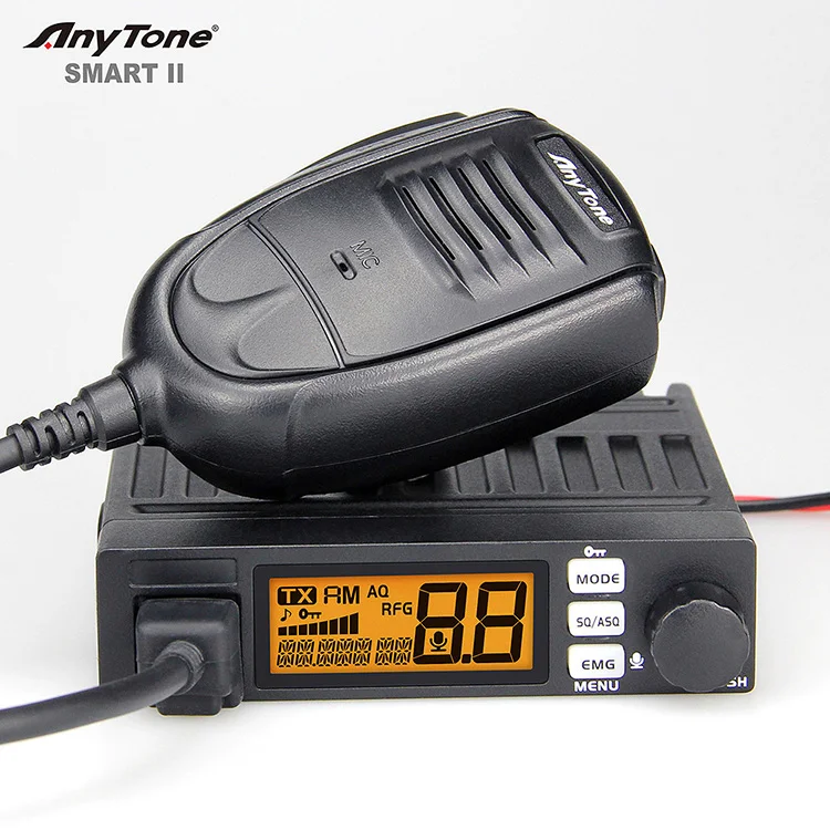 Радиоприемник ANYTONE Smart II CB 27 МГц, Любительское двухстороннее радио Qixiang Electron Science & Technology Co ltd