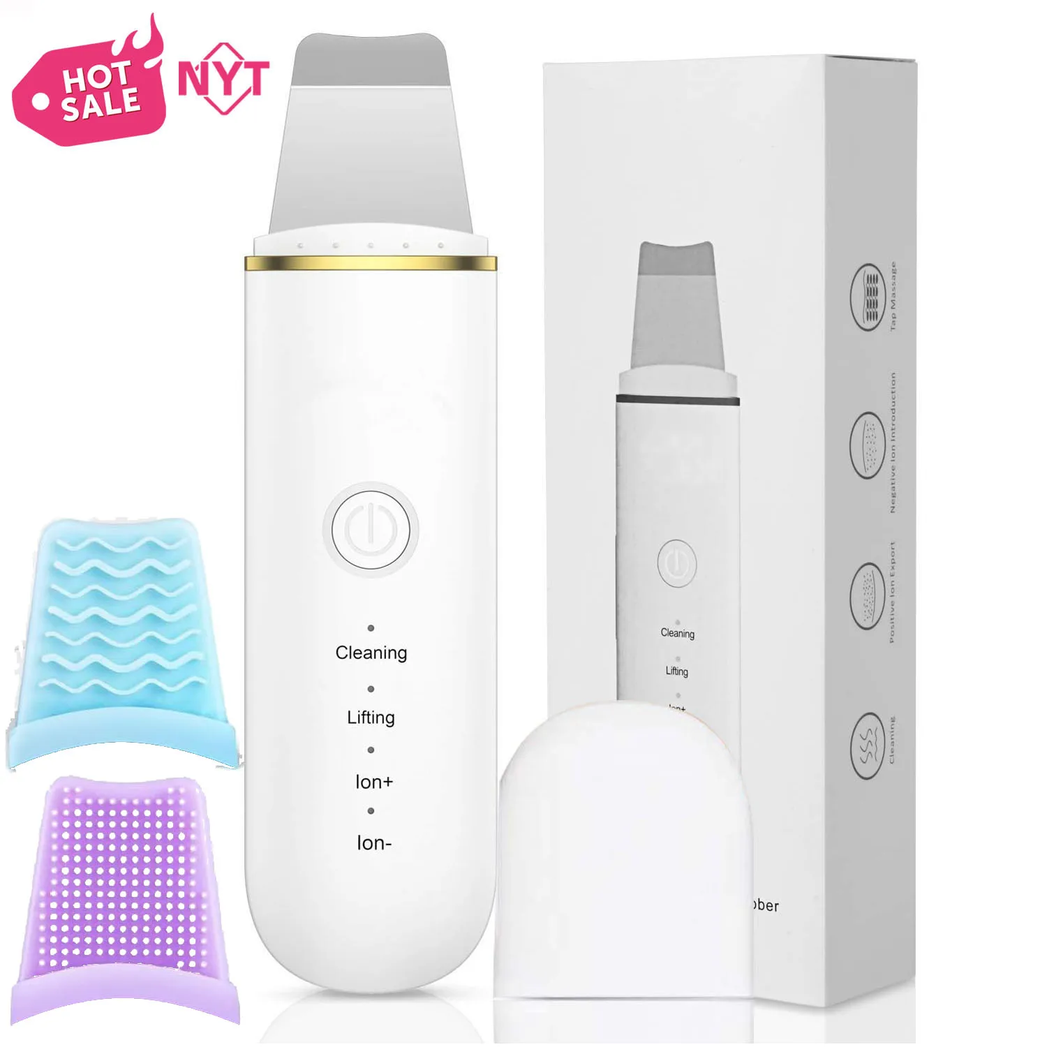 Promotion Lifting Exfoliator Scraper Tools Pore Cleaner For Deep Cleansing Blackhead Remover Facial Face Spatula Skin Scrubber