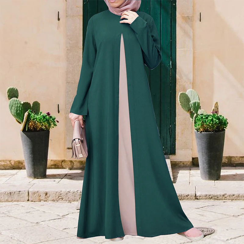 Wholesales High Quality Arab Turkish Long Muslim Dress Abaya Dubai Traditional Islamic Clothing