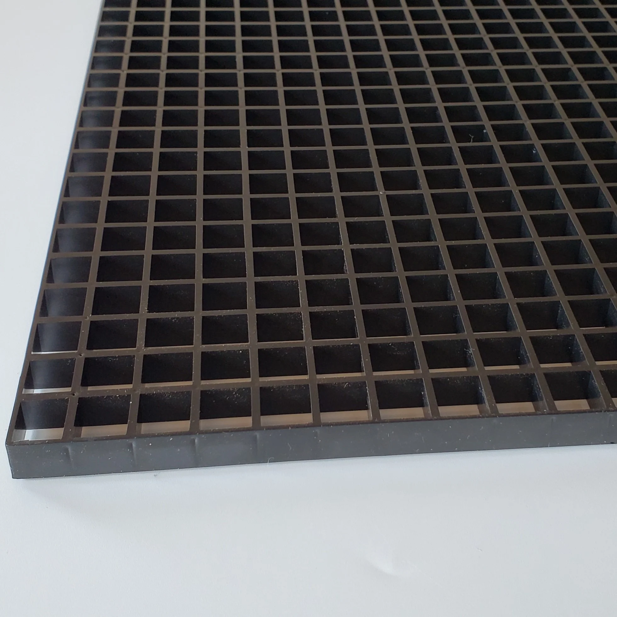 Plastic egg crate grille,Factory Price black Plastic Eggcrate for Koi pond and Auaqrium fish tank filter