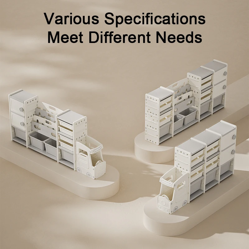 Kids Bus Toy Storage Cabinets Children Bedroom Kindergarten Furniture Sets Toys Baby Plastic Clothes Organization Box