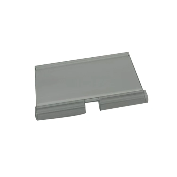 Оптовая продажа, ярлык на крючок из прозрачного ПВХ 77*53 на заказ