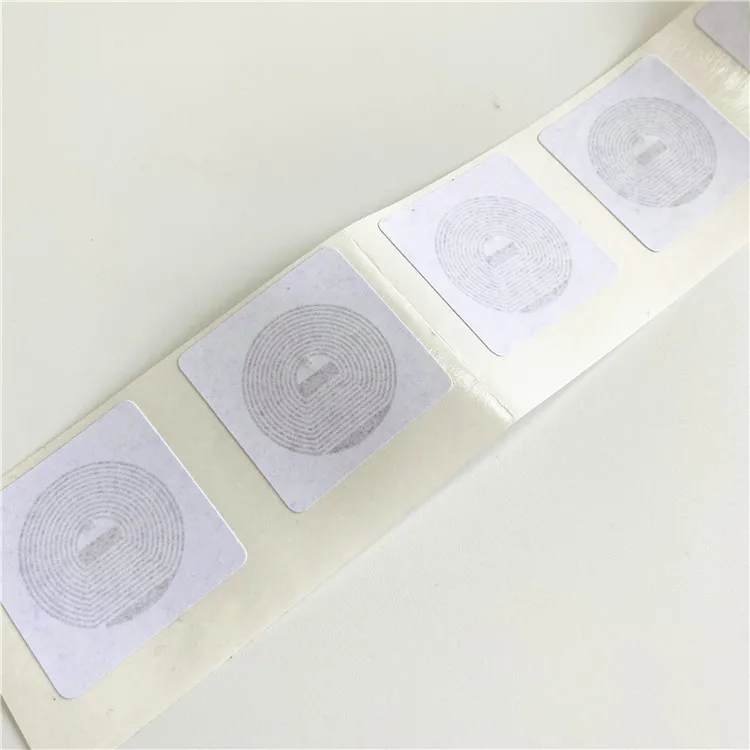 Printable blank white 213 215 216 nfc tag 22cm diameter for wholesale