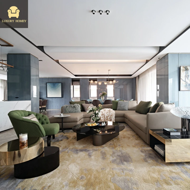 One Stop Solution 5 Star Luxury Customized Furniture Italian Style High End Custom Dining Table Dining Room Furniture Set