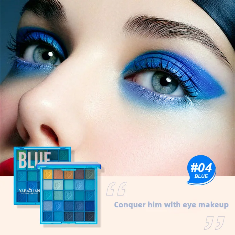 High pigment private label glitter nude huda eyeshadow palettes YABAOLIAN beauty make up eye shadow palette cosmetics