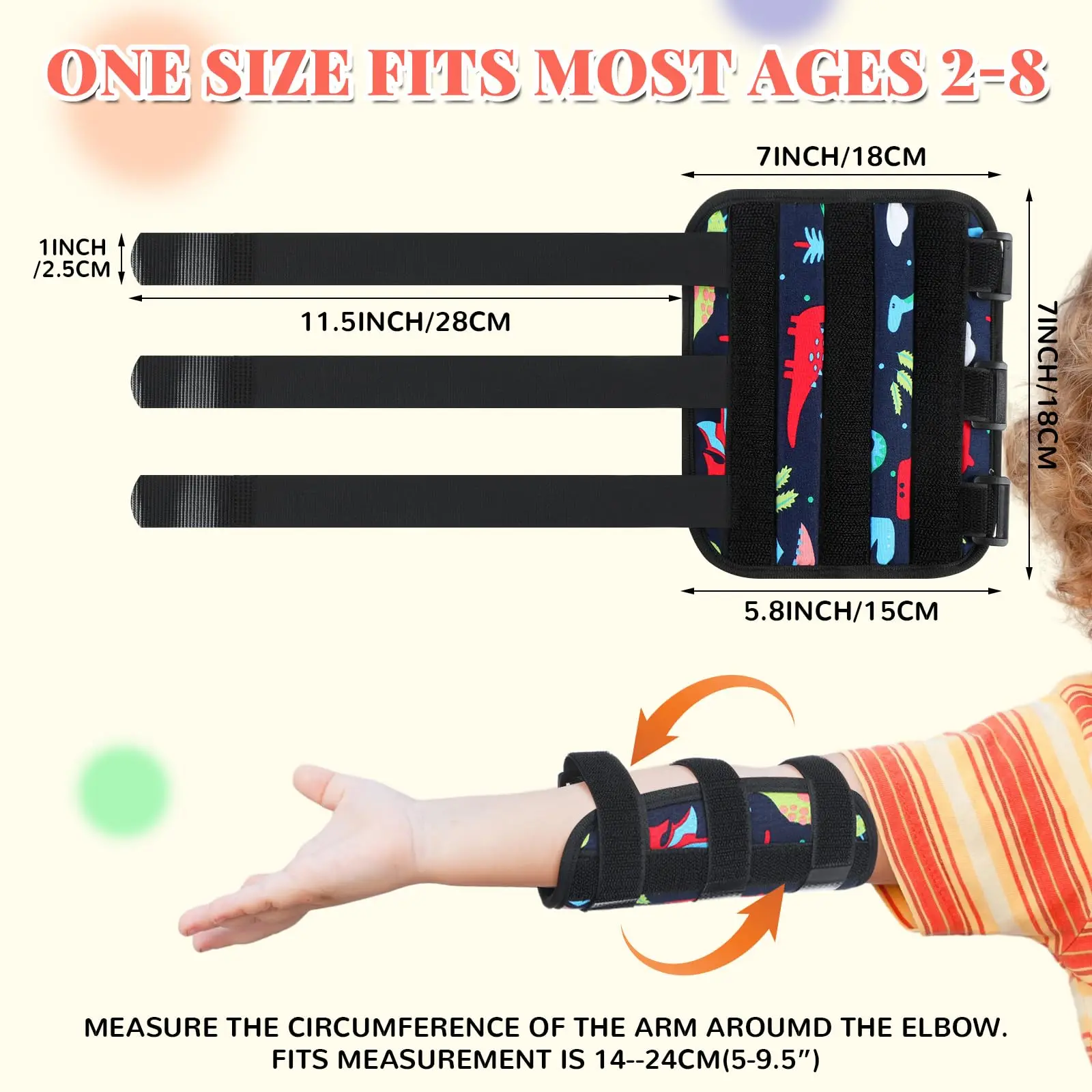 Treatment Dinosaur Finger Sucking Deterrent Guard Prevention Anti Nose Picking Pediatric Elbow Immobilizer  Thumb Sucking Stop