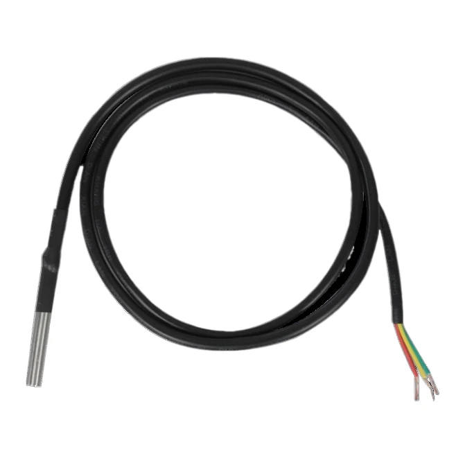 Thermal Probe cable Waterproof Temperature Sensor DS18B20 1 Meter Digital Ipl Rf Yag Laser Hifu OPT Diode laser LCD dispolay