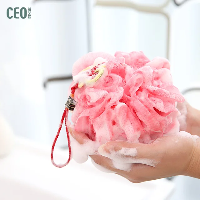 Factory Wholesale PE Bath Sponge Mesh Ball from China