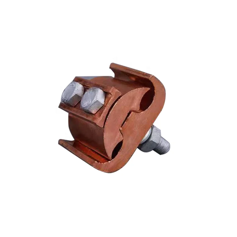 Two Bolts Series Aluminum Copper Parallel Groove Wire Clamp/aluminum and copper parallel groove connector Piercing clamp