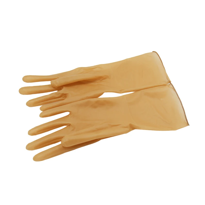 Wholesale Light Brown Natural Latex Medical Powder Free Surgical Hand Gloves