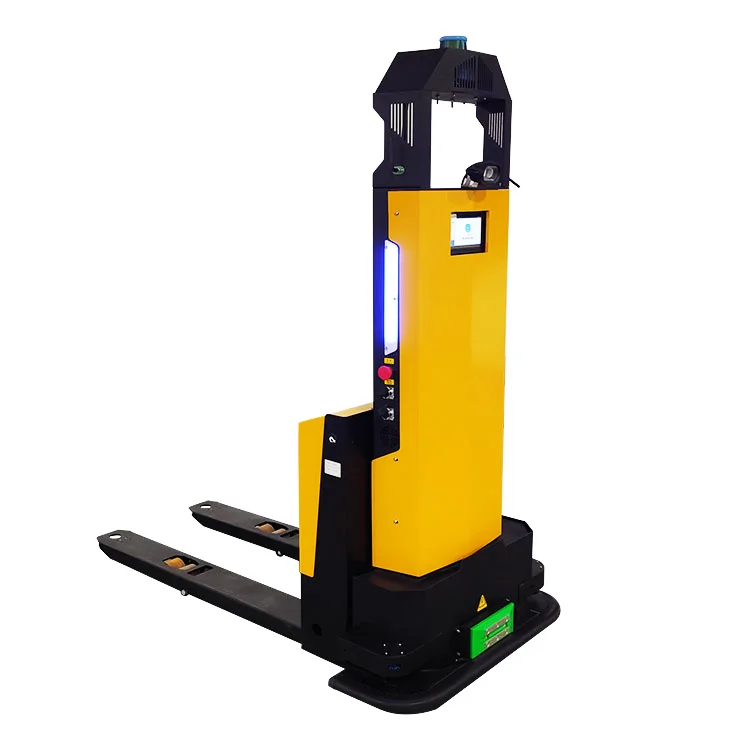 Manufacture AGV Robot 600mm Load Center Distance Slam Forklift for Warehouse Material Handling