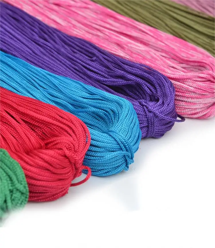 Hand Knitting Yarn Fancy Diy Materials Accessory Nylon Macrame Thread Cord Beading String For Bracelet Making